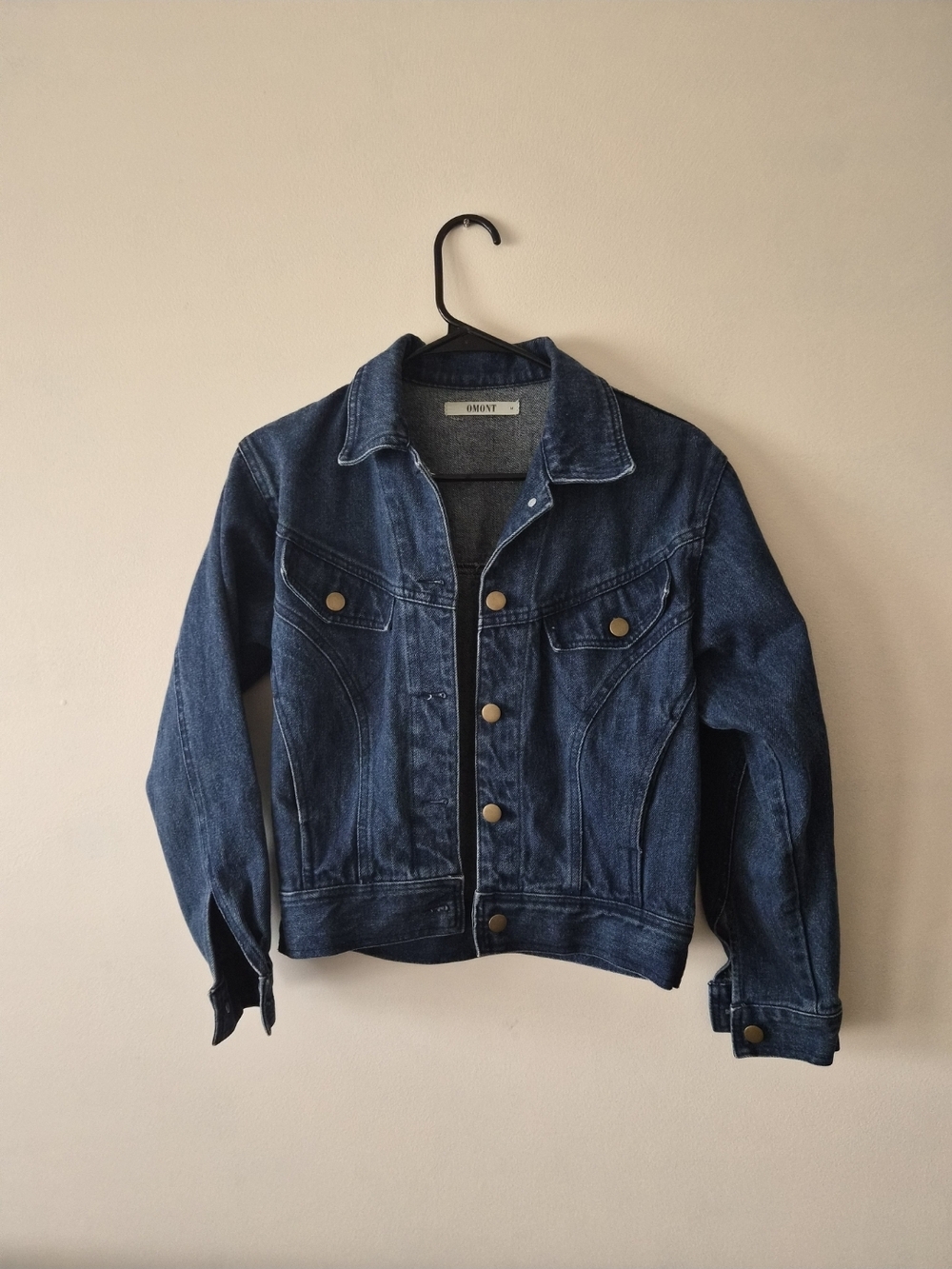 Dark Blue Denim Jacket - Unbranded Classic Jean Jacket